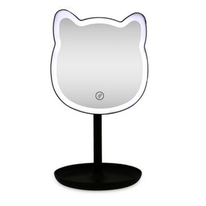 Vanity mirror cat black led light